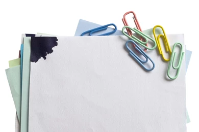 Download Wallpapers 3840x2400 Paper, Staples, Sheets, White ...