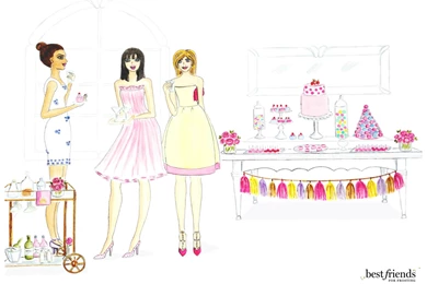 CHIC SOIREE ILLUSTRATION DESKTOP DOWNLOAD   Best Friends For Frosting