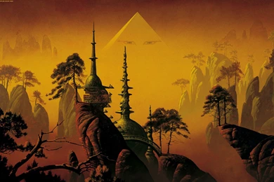 Wallpapers Roger Dean X Drawings 1920x1200