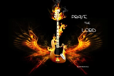 RePin Image: Guitar On Blue Fire Guitar On On Pinterest