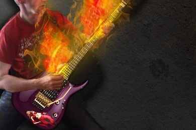 Electric Guitar On Fire By BigA nt On DeviantArt