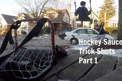Hockey Sauce Trick Shots