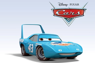 King The Race Car From Disney Pixar Movie Cars Desktop Wallpapers