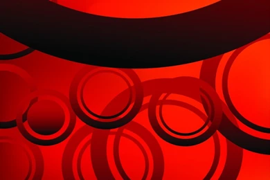 Red Circle Shapes Presentation Backgrounds   3D, Abstract, Black ...