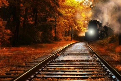 Nature Trains Railroad Tracks Railway Wallpapers