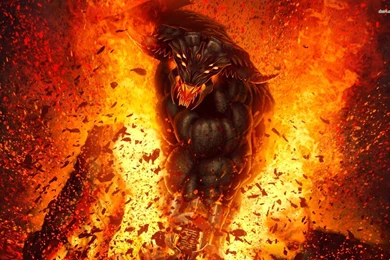 HD Angry Devil In Fire Wallpapers Full Size   HiReWallpapers 7662