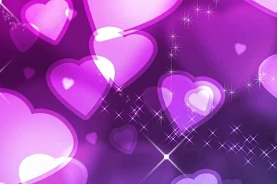 Purple Hearts Purple Backgrounds Light Purple