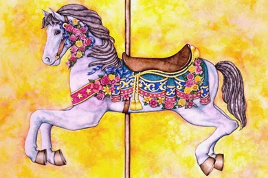 Art Caricel Horse   (