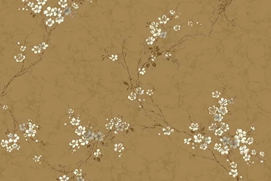 Gold White Wisteria Vine Wallpapers By York