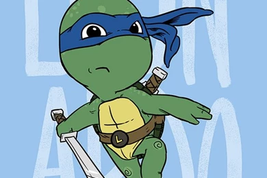 TMNT: Leonardo (Cute & Dangerous) iPhone 5 Wallpapers