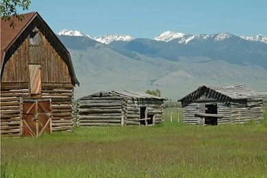 ABANDONED RANCH MONTANA WALLPAPER   (