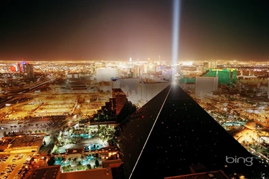 Las Vegas At Night City Building Cultural Landscape Wallpapers ...