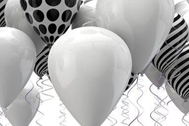 Oppo R7 Wallpaper: Black White Balloons Mobile Android Wallpapers