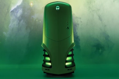 Green Alienware Computer Monitor Desktop Wallpapers