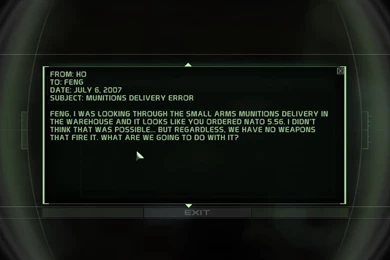 Why The Bad Guys Have Ammo For Your Gun. (Splinter Cell: Chaos ...