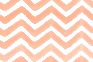Painted Peach Chevron Pattern By Rebecca Allen