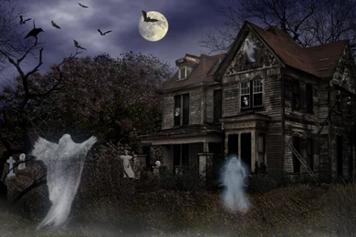 Halloween Haunted House Wallpapers