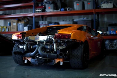 1440x900 Lamborghini Engine Wallpapers