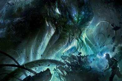 Cthulhu awakens wide wallpaper 5, Cthulhu By Nyarlathotep @ IMGSRC.RU
