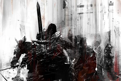 Triple Monitor Screen Wallpapers Skulls Undead Guild Wars 2 ...