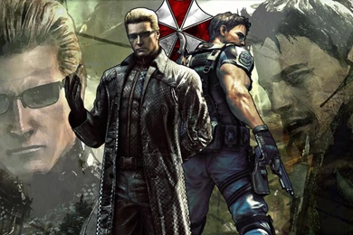 Albert Wesker Chris Redfield Resident Evil 5 Characters Wallpapers ...