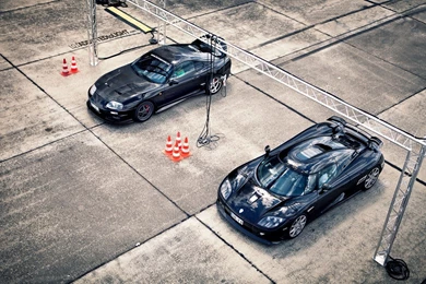 Cars Drag Race Koenigsegg Koenigsegg CCX Konigsegg Reflections ...