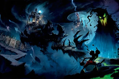 Mickey Mouse In Dark Kingdom