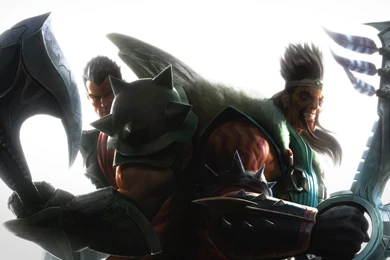 Draven And Darius   League Of Legends iPad 1 & 2 Wallpapers