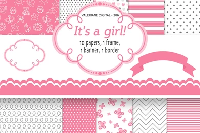 Popular Items For Baby Girl Backgrounds On Etsy