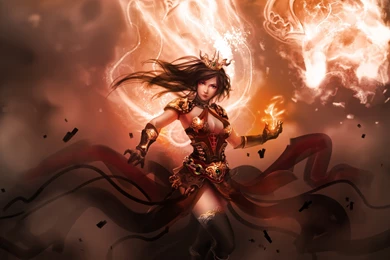 Fantasy Girl Power Wallpapers