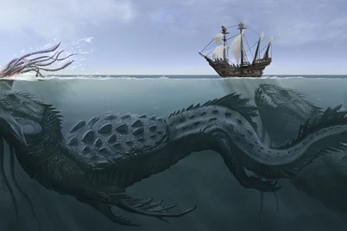 116 Sea Monster HD Wallpapers