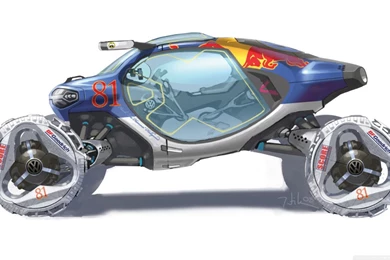 Volkswagen Bio Runner Sketch HD Desktop Wallpapers : Widescreen ...