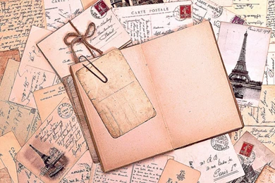 Vintage Print Wallpapers   3 Items