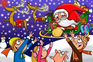 Santa Desktop Wallpapers   Wallpapers Cave