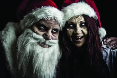 1280x1024 Joy, The Snow Maiden, Evil Santa, Santa Claus, Zombie ...