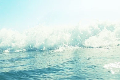 Ocean Wave Water Drops Bokeh Free Desktop Backgrounds And Wallpapers