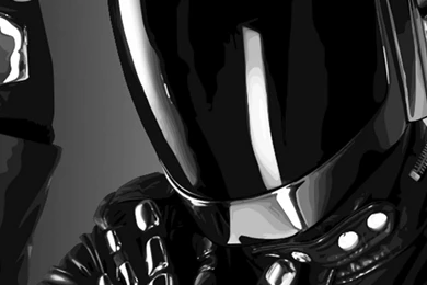 Daft Punk Shiny Helmet Black Wallpapers Iphone