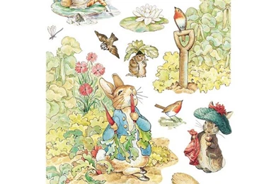 Peter Rabbit Wall Stickers, Beatrix Potter Wall Stickers