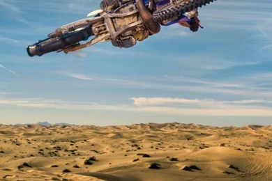 Motocross In Desert Wallpapers For iPhone 5