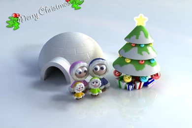 3D Christmas Beautiful Wallpapers For Desktop In HD
