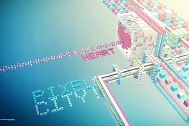 Pixel City Uhd Wallpapers   Ultra High Definition Wallpapers   4k ...