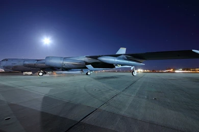 Aircraft Night Aviation Boeing B 52 Stratofortress Wallpapers ...