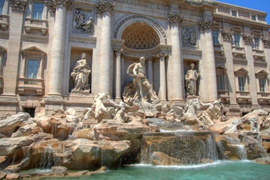 Modern Trevi Fountain Wallpapers