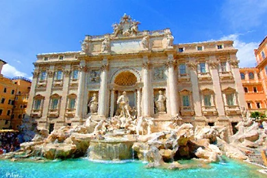 Trevi Fountain Rome Italy