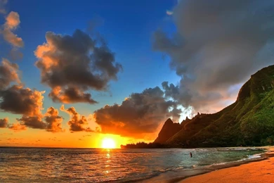 Beautiful Scenery Summer Evening Beach Wallpapers, Beach Pictures ...