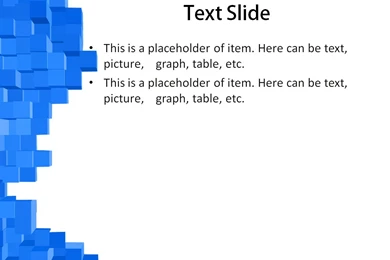 Download Free Blue Cubes Powerpoint Template For Presentation ...