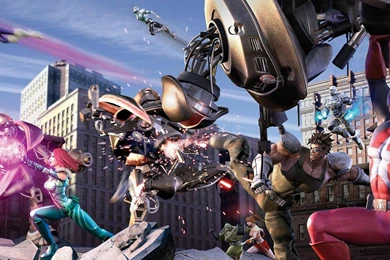 Video Games Super Heroes Dual City Of Superhero HD Wallpapers ...