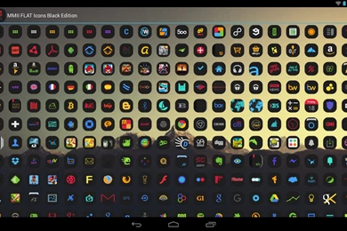 MMII FLAT Black Edition Theme APK By Stalker018 Details