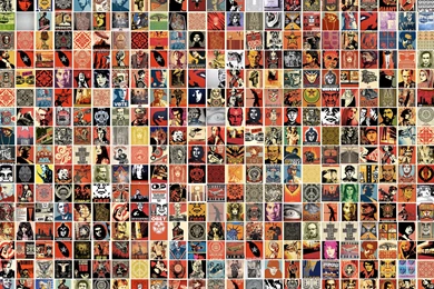 Obey Giant Collage Wallpapers