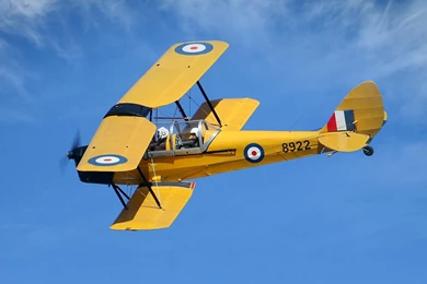 DE HAVILLAND TIGERMOTH WALLPAPER   (